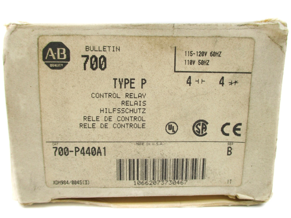 INDUSTRIAL SPARE PART 700-P440A1 SER. B 110/115-120V (GY/BL) NSMP