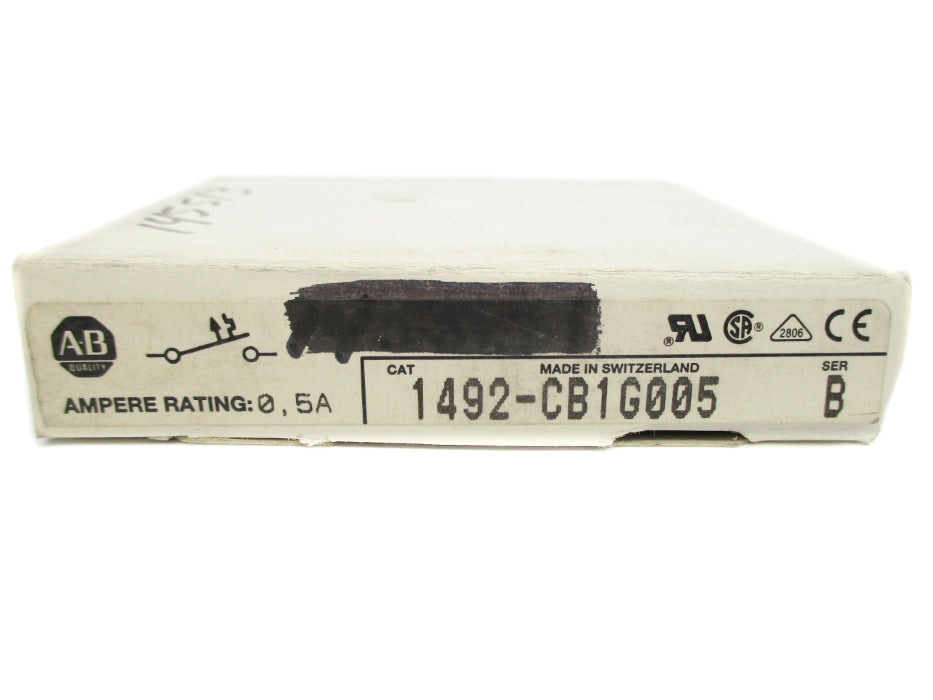 ALLEN BRADLEY 1492-CB1G005 SER. B 277VAC 0.5A NSMP