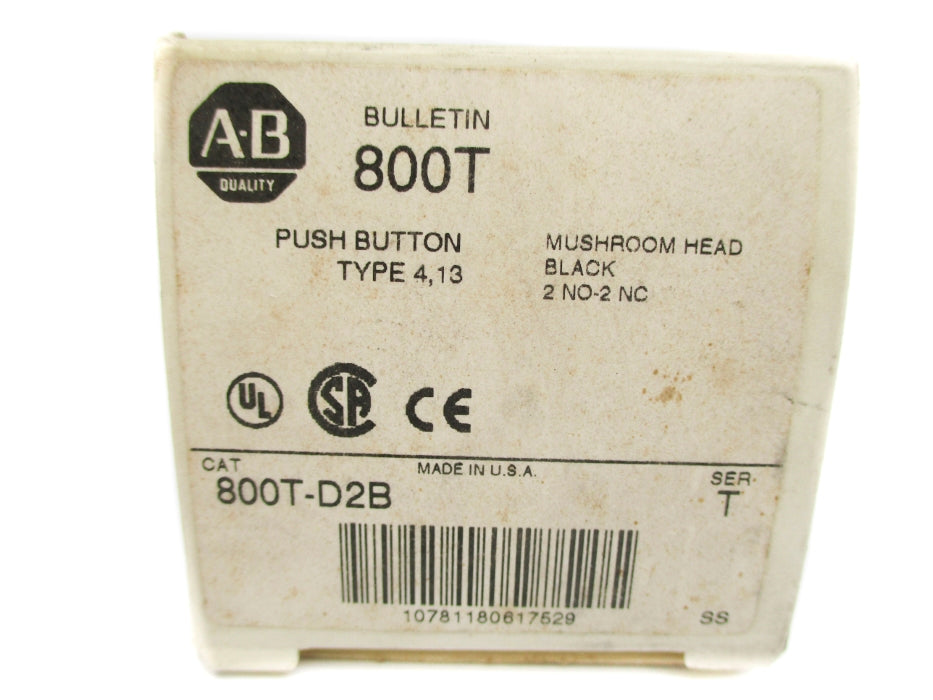 ALLEN BRADLEY 800T-D2B SER. T (GY/ BL) NSMP