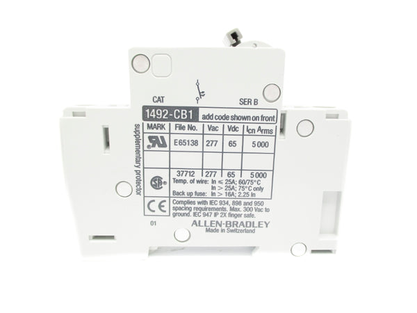ALLEN BRADLEY 1492-CB1G500 SER. B 277VAC 50A NSMP