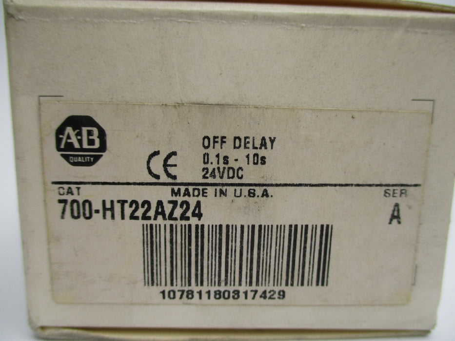 INDUSTRIAL SPARE PART 700-HT22AZ24 SER. A 24VDC 10A 0.1-10S (WH) NSMP