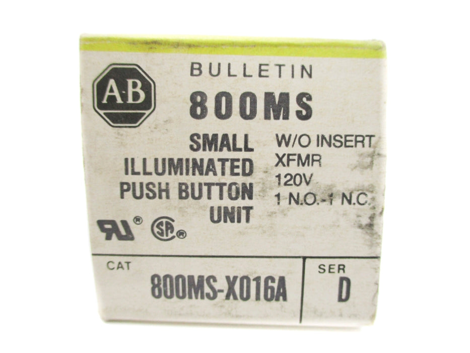 INDUSTRIAL SPARE PART 800MS-X016A SER. D (BK/YL) NSMP