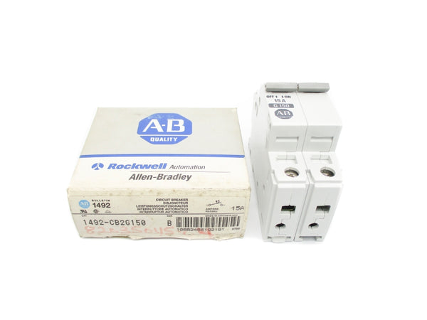 ALLEN BRADLEY 1492-CB2G150 SER. B 480VAC 15A NSMP