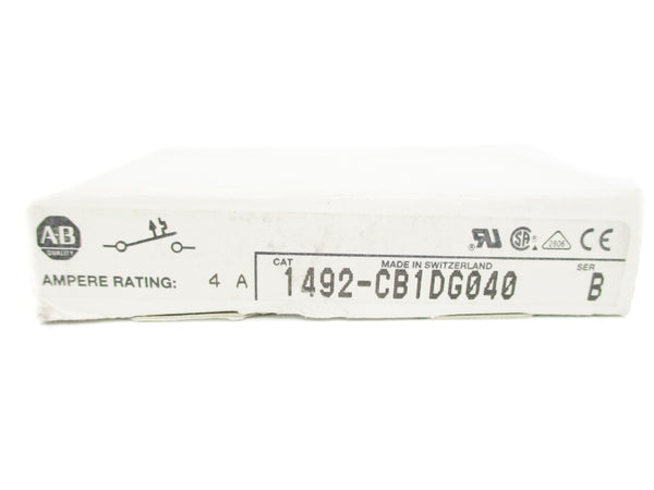 ALLEN BRADLEY 1492-CB1DG040 SER. B 120VDC 4A NSMP
