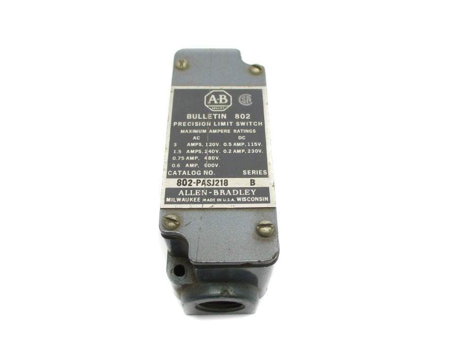 INDUSTRIAL SPARE PART 802-PASJ218 SER. B UNMP