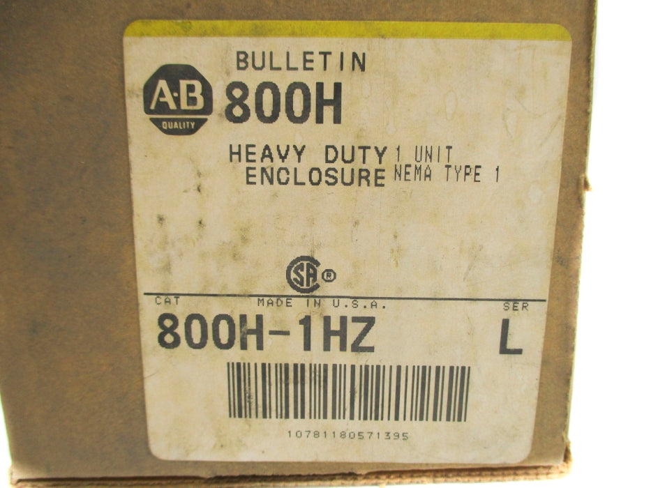 INDUSTRIAL SPARE PART 800H-1HZ SER. L (BR/YL) NSMP