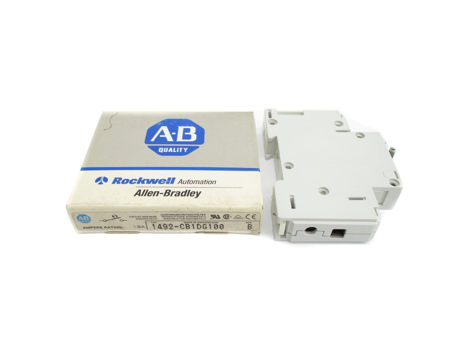 ALLEN BRADLEY 1492-CB1DG100 SER. B 10A 120V NSMP