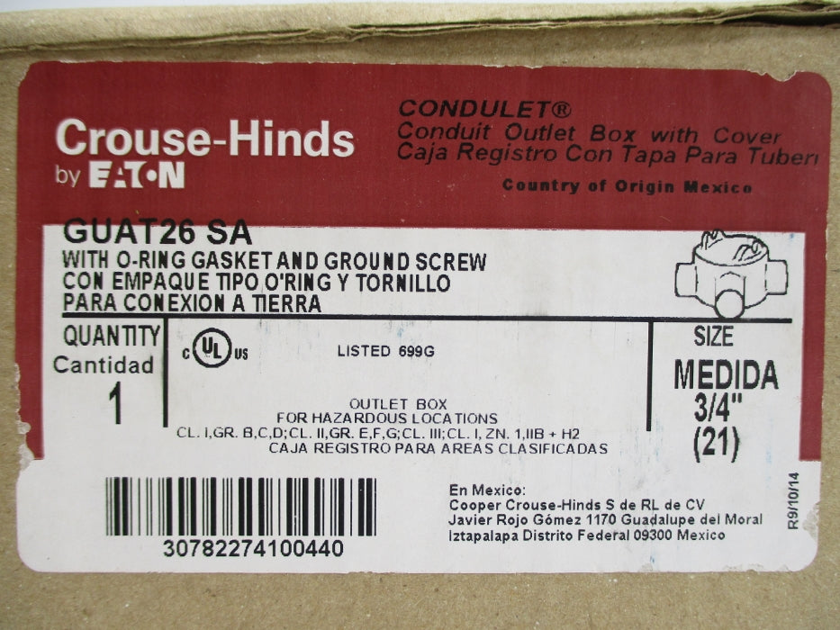 CROUSE-HINDS GUAT26SA NSFS