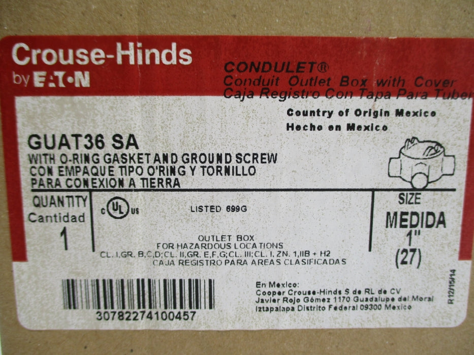 CROUSE-HINDS GUAT36SA NSMP