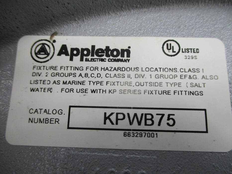 APPLETON KPWB75 NSNP