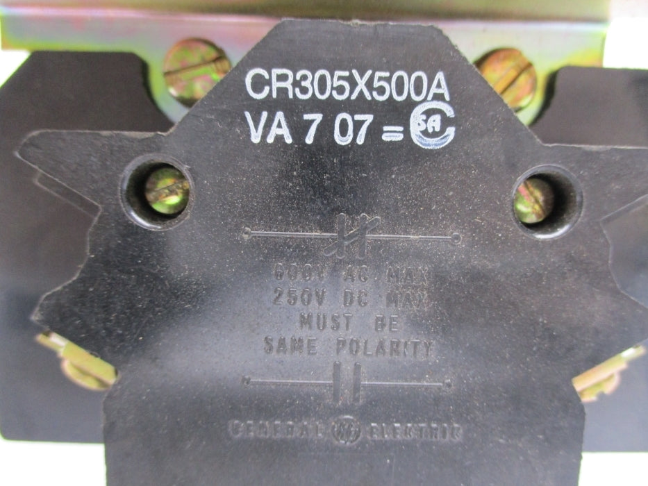 GENERAL ELECTRIC CR305X500A UNMP