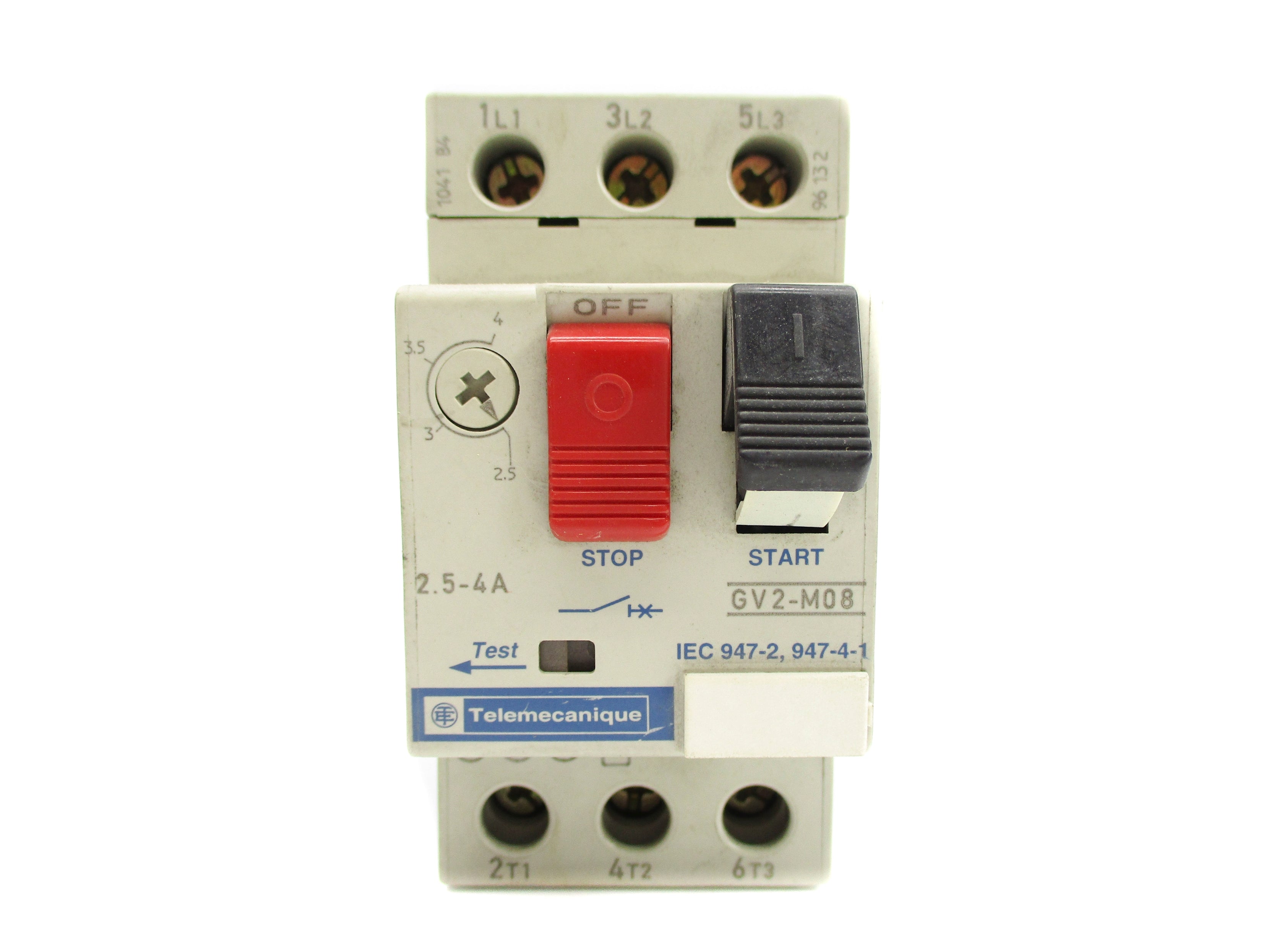 TELEMECANIQUE GV2-M08 575VAC 2.5-4A NSNP