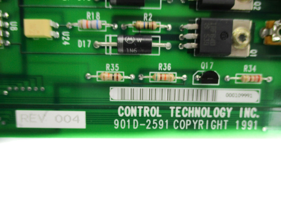 CONTROL TECHNOLOGY 901D-2591 REV. 004 2591 NUPI