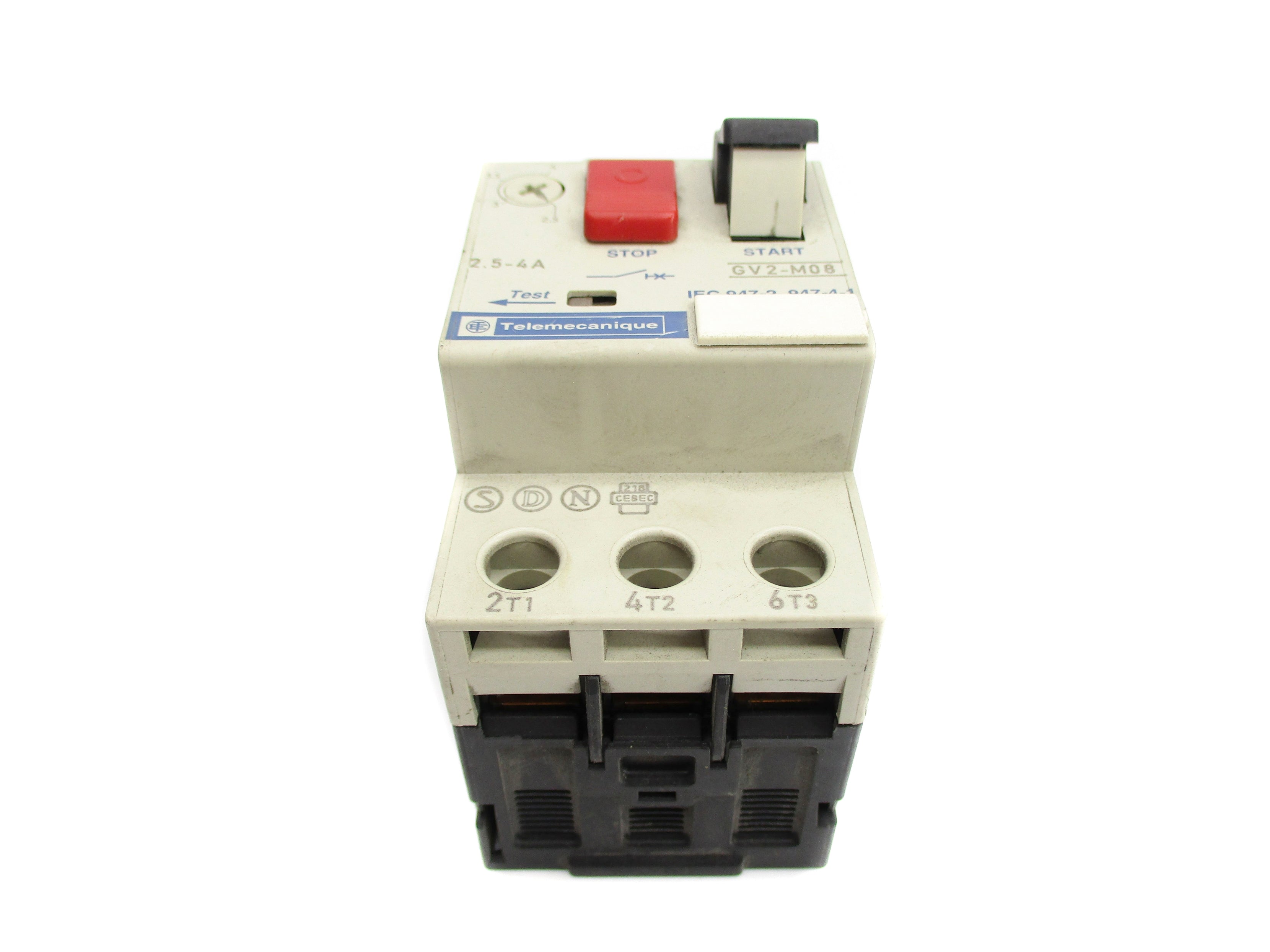 TELEMECANIQUE GV2-M08 575VAC 2.5-4A NSNP
