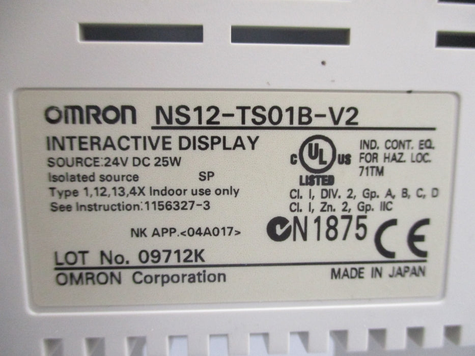 OMRON NS12-TS01B-V2 UNMP