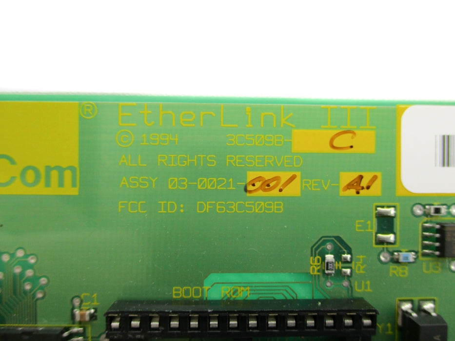 3-COMM  03-0021-001 REV. A1 3C509B-C UNMP