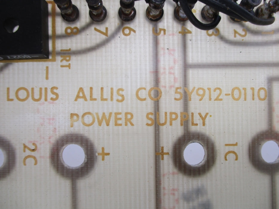 LOUIS ALLIS 5Y912-0110 46S1599-0010 UNMP