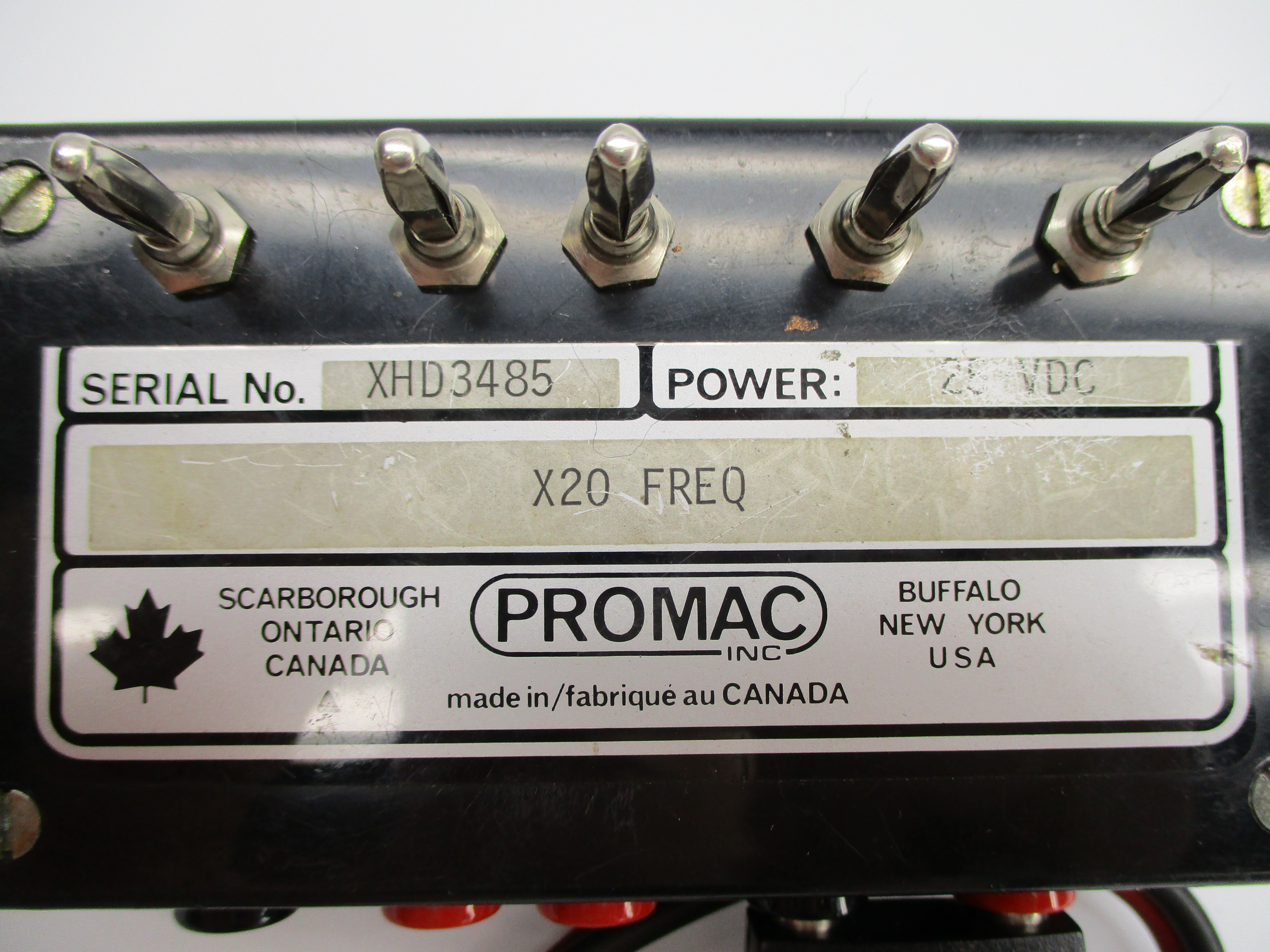 PROMAC X20FREQ NSNP
