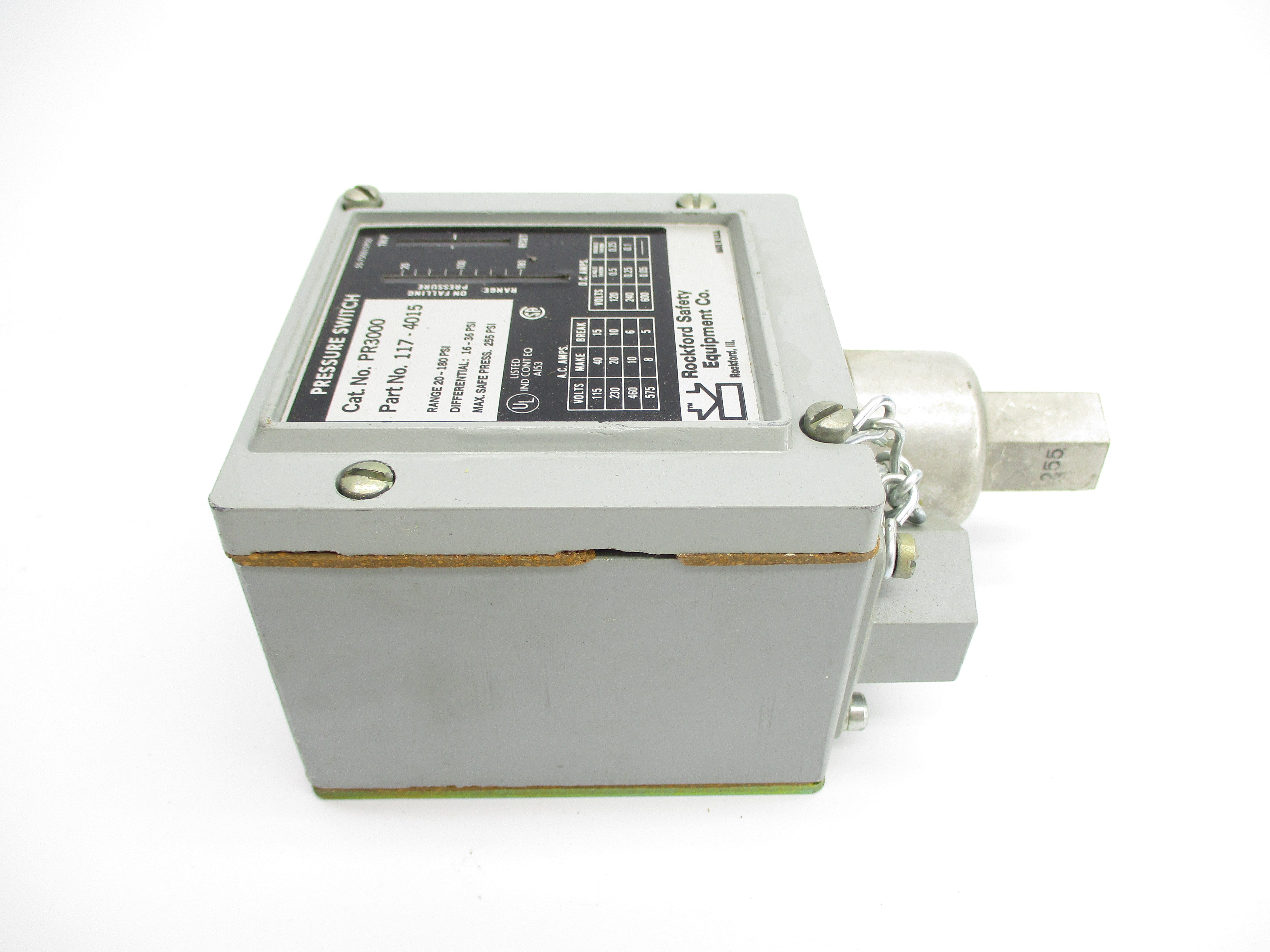 ROCKFORD SAFETY PR3000 117-4015 255PSI UNMP