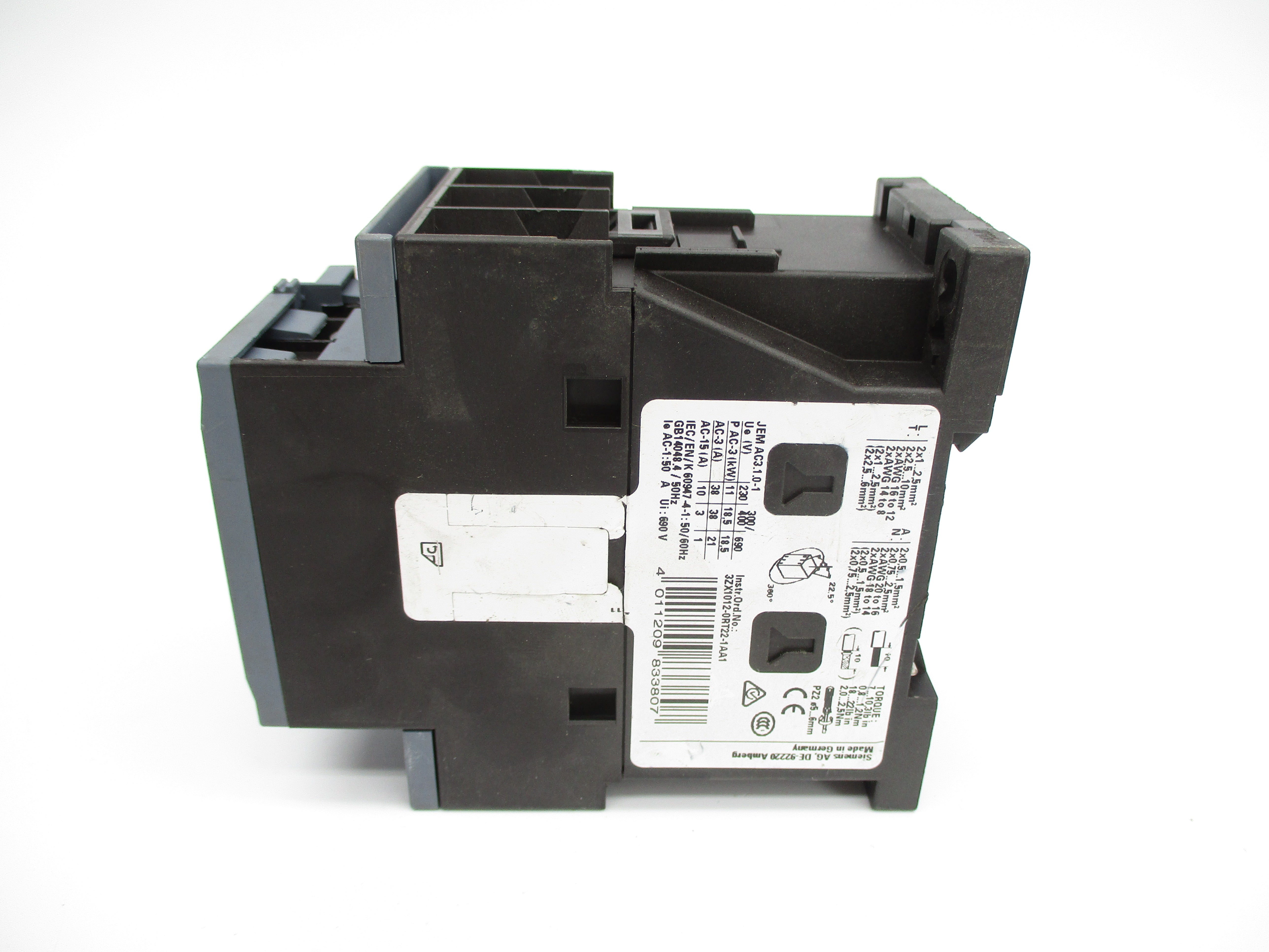 SIEMENS 3RT2028-1AK60 110/120V UNMP