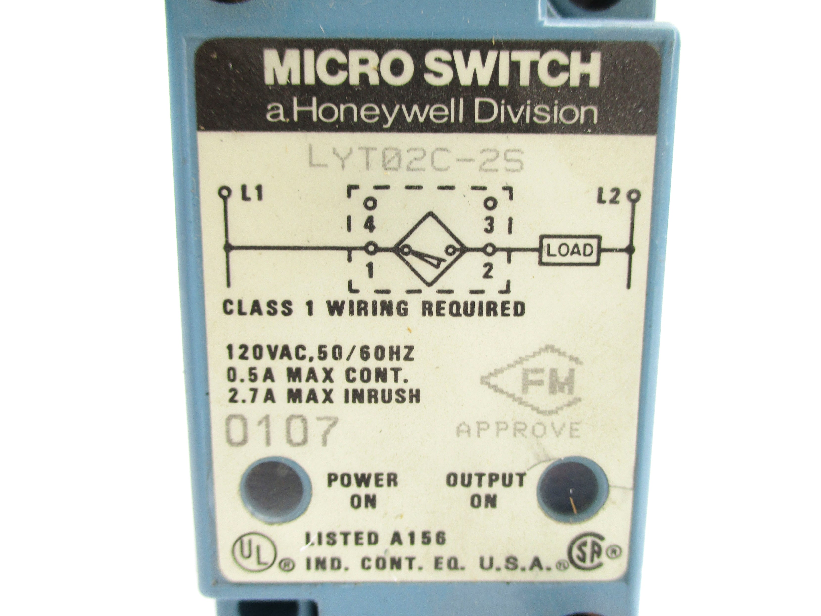 HONEYWELL LYT02C-2S UNMP