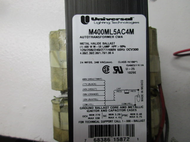UNIVERSAL LIGHTING TECH. M400ML5AC4M500K NSMP