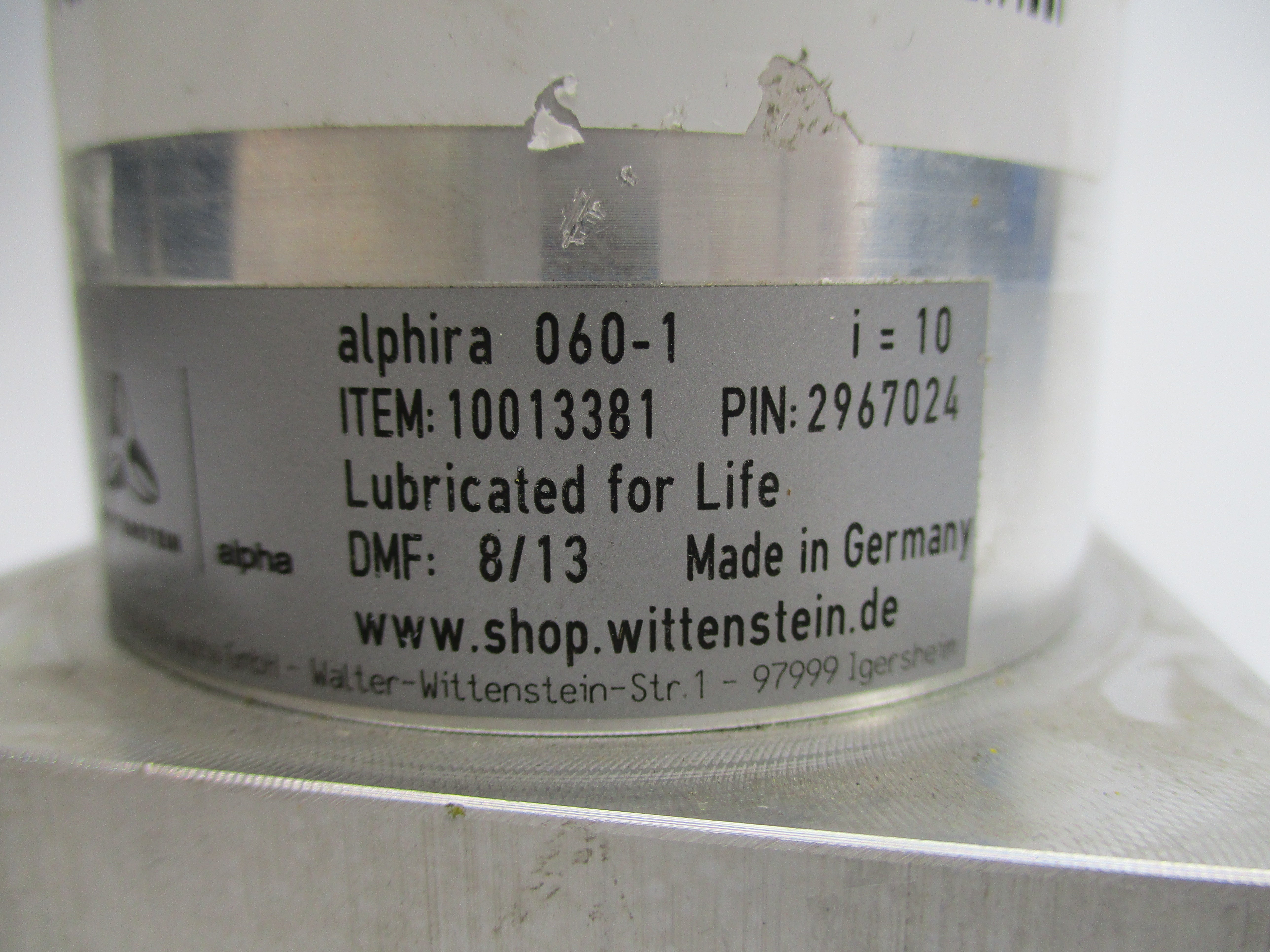 WITTENSTEIN 10013381 2967024 UNMP