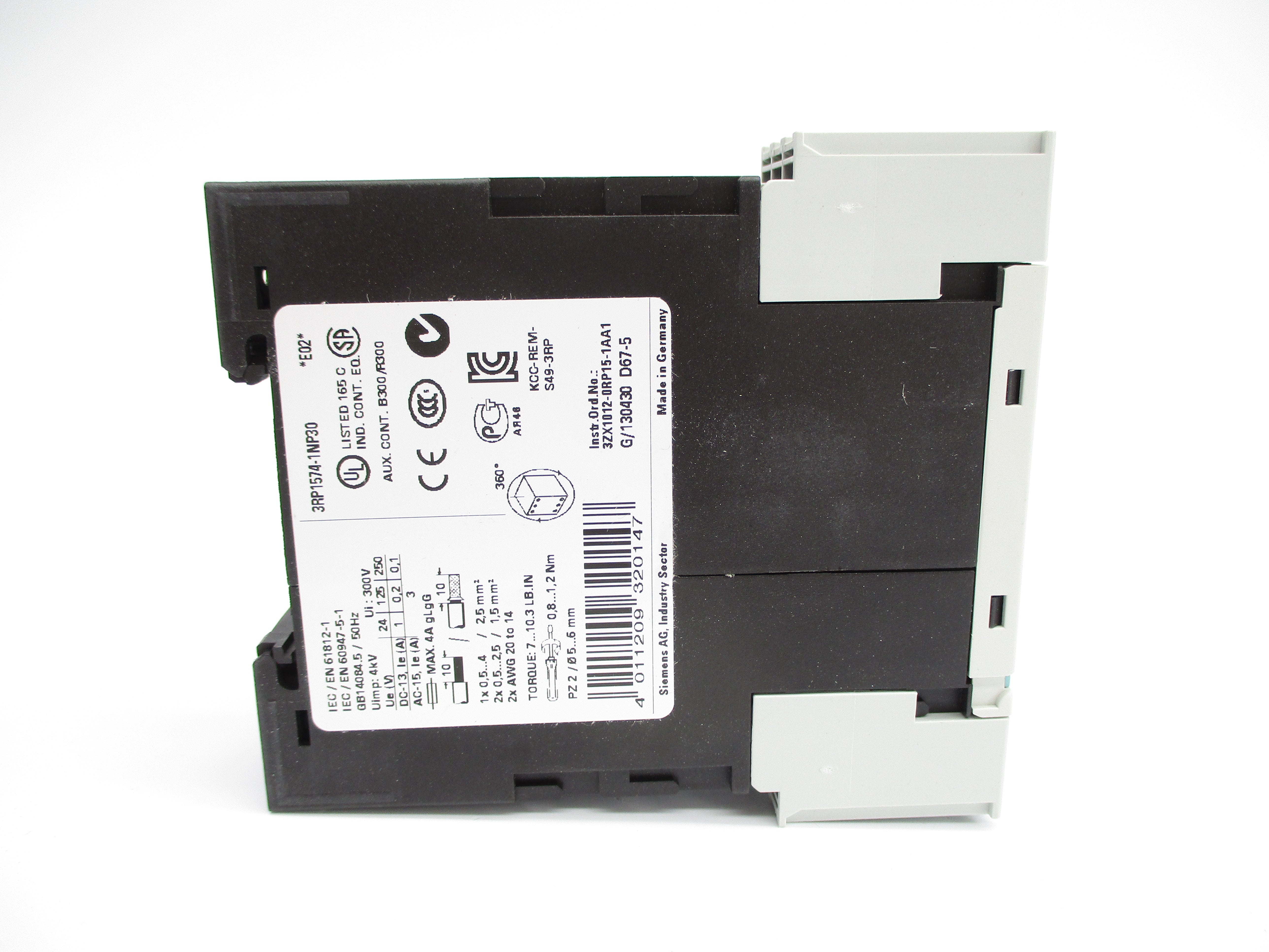 SIEMENS 3RP1574-1NP30 24VAC/DC 200-240VAC 1-20S NSMP