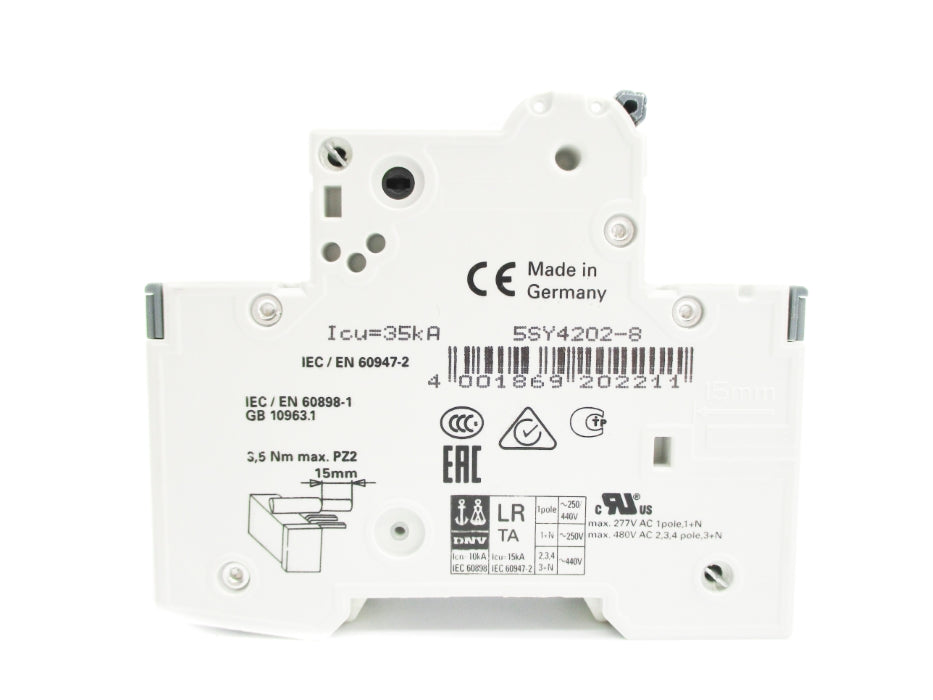 SIEMENS 5SY4202-8 2A 400V NSNP