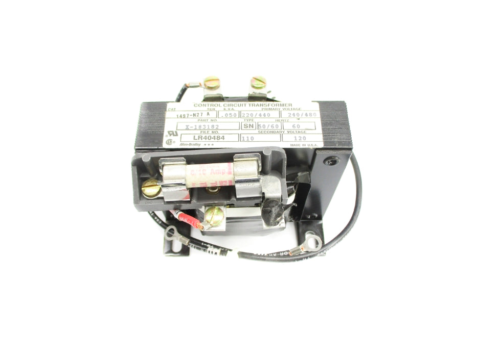 ALLEN BRADLEY 1497-N27 SER. A .050KVA UNMP