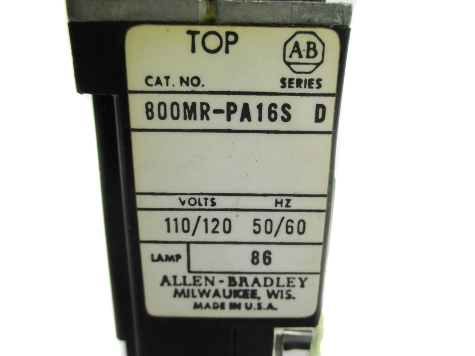 ALLEN BRADLEY 800MR-PA16S SER. D NSNP