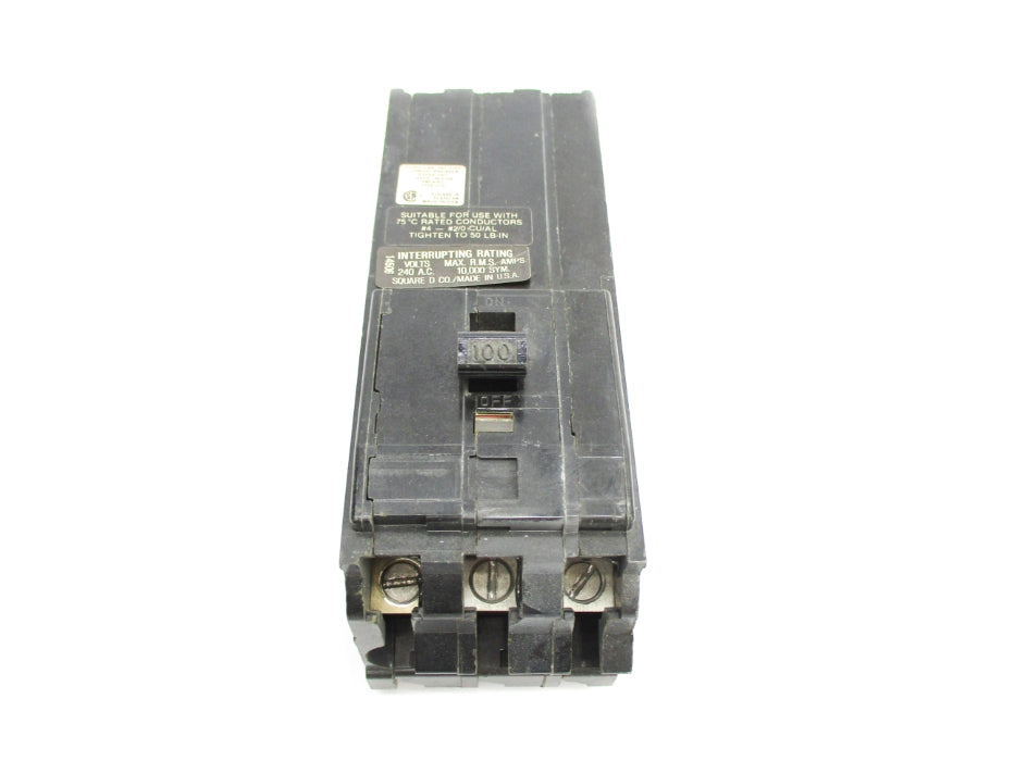 SQUARE D  Q1U3100 100A 240VAC UNMP