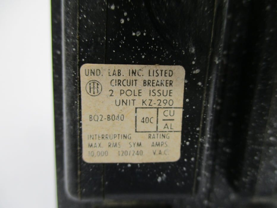 ITE BQ2-B040 40A 120/240VAC UNMP