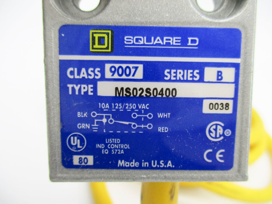 SQUARE D 9007MS02S0400 SER. B (AS PICTURED) NSNP