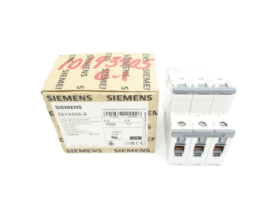 SIEMENS 5SY4306-8 6A 400V NSMP