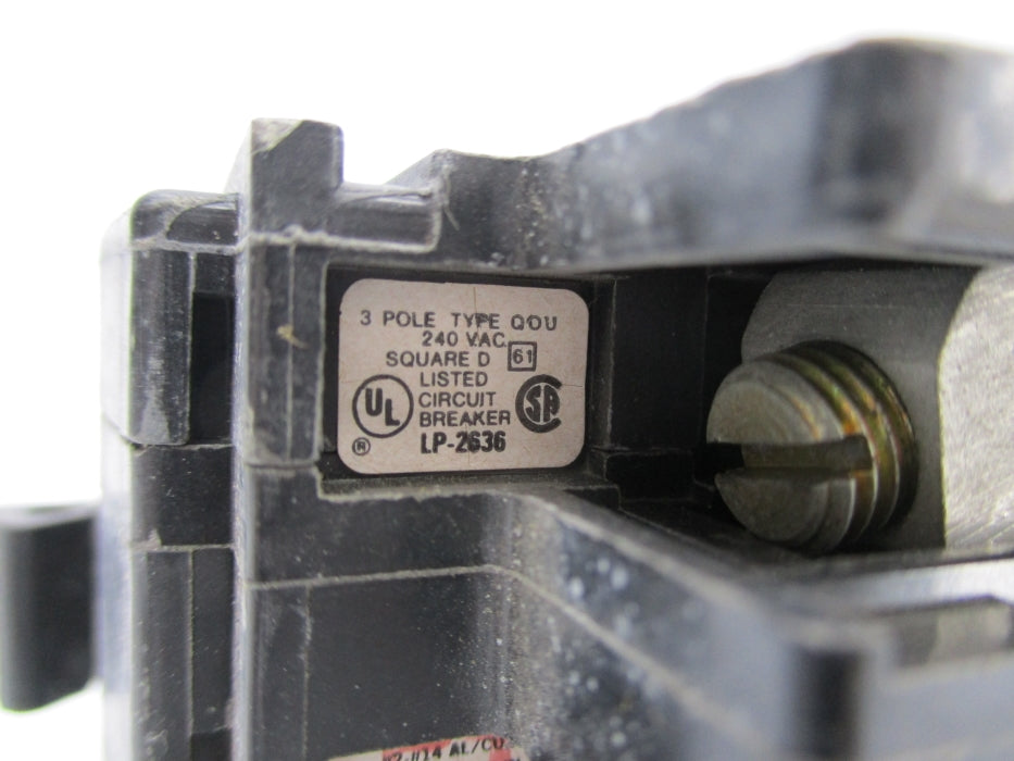 SQUARE D QOU340 40A 240VAC (AS PICTURED) UNMP
