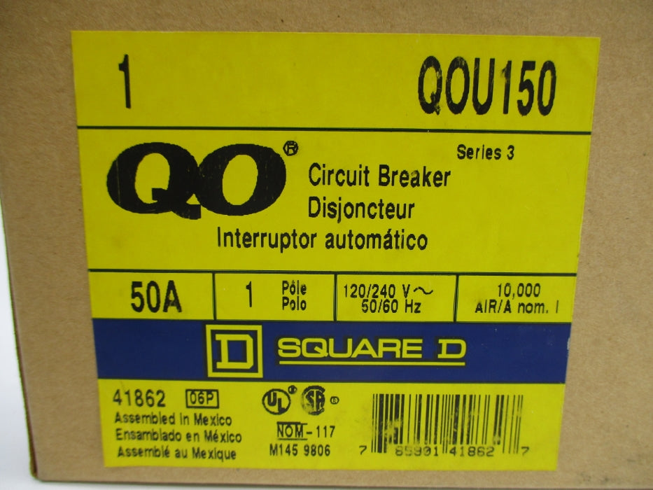 SQUARE D QOU150 120/240V 50A NSMP