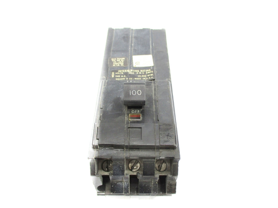 SQUARE D A1B3100 100A 240VAC UNMP