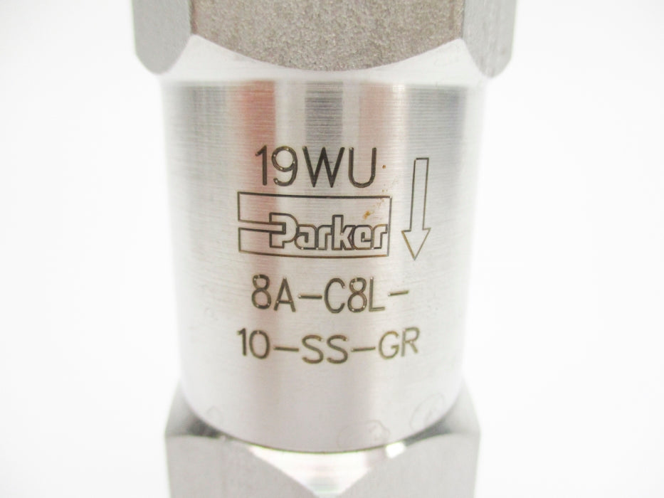 PARKER 8A-C8L-10-SS-GR NSNP