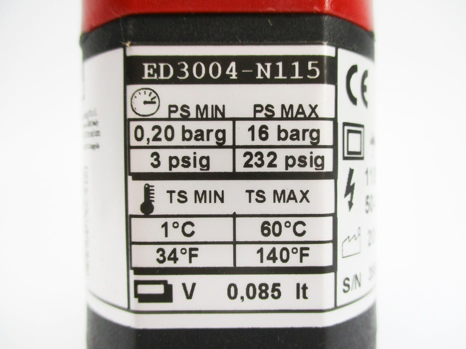 PARKER ED3004-N115 3/232PSIG NSNP