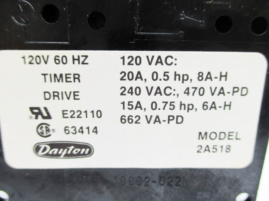DAYTON 2A518 NSNP