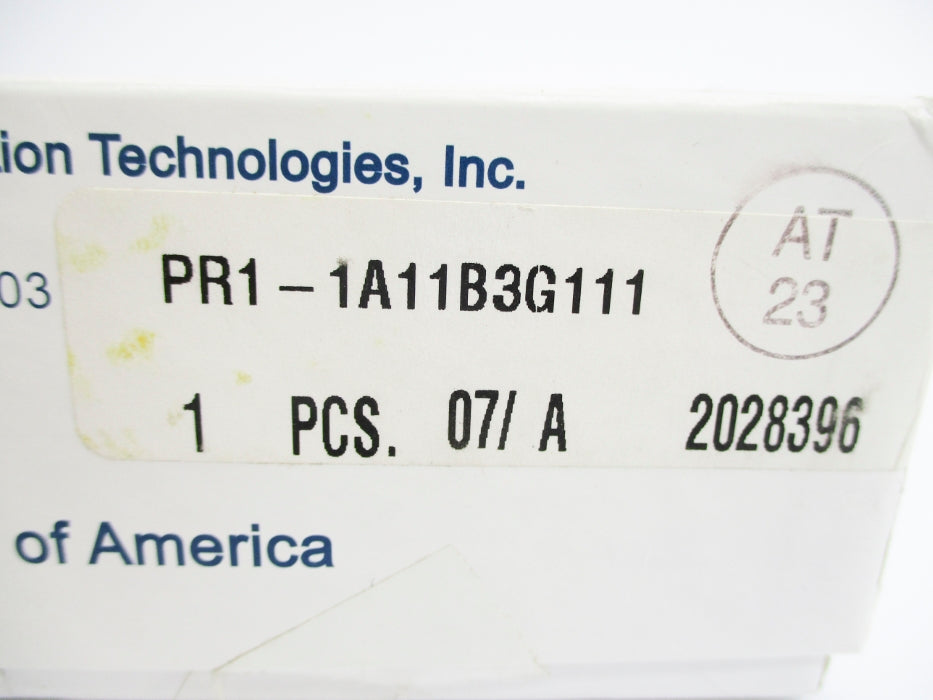 GO REGULATOR PR1-1A11B3G111 0-100PSIG NSMP