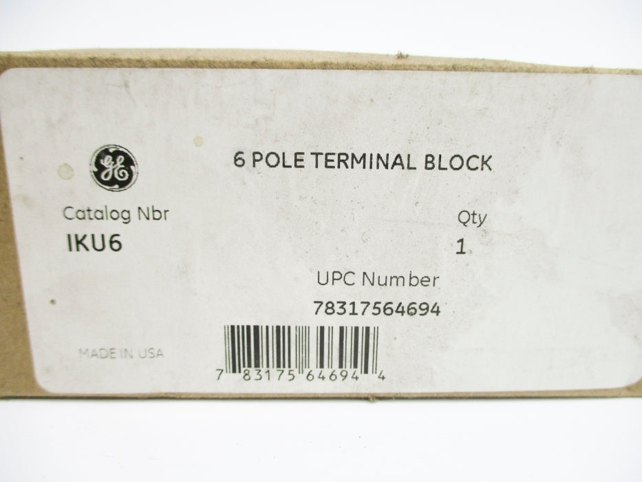 GENERAL ELECTRIC IKU6 600V NSMP