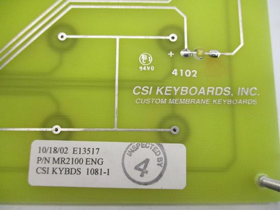 CSI KEYBOARDS 1081-1 NSNP
