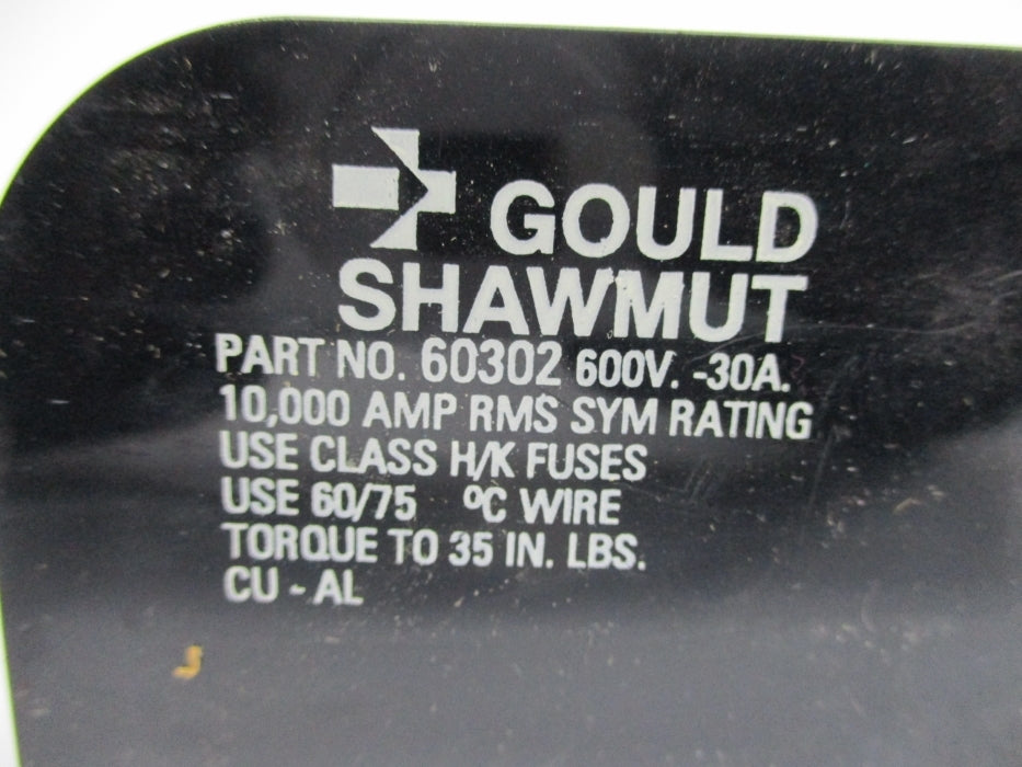 GOULD SHAWMUT 60302 UNMP