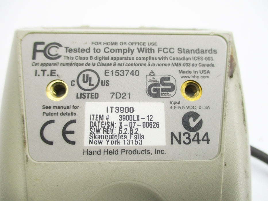 HAND HELD PRODUCTS 3900LX-12 IT3900 (AS PICTURED) UNMP