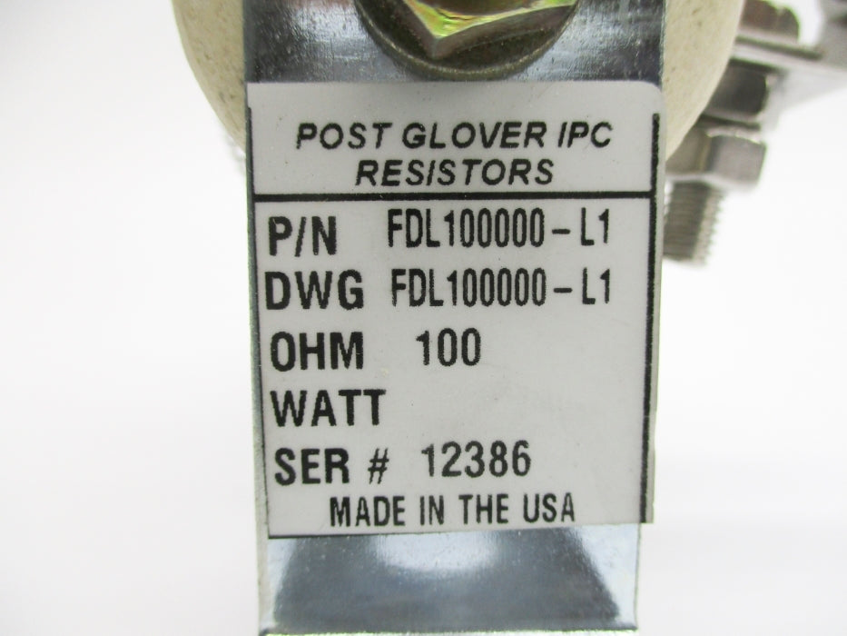 POST GLOVER FDL100000-L1 UNMP