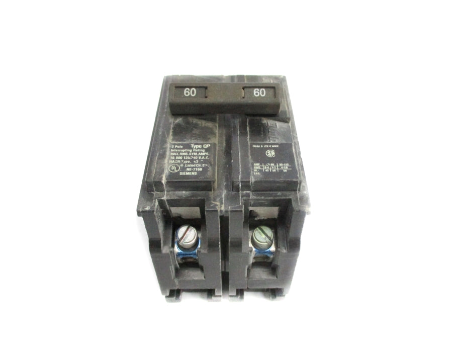 SIEMENS QP260 60A 120/240VAC UNMP