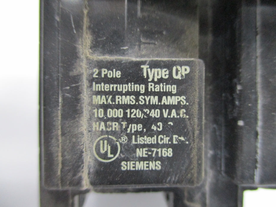 SIEMENS QP260 60A 120/240VAC UNMP