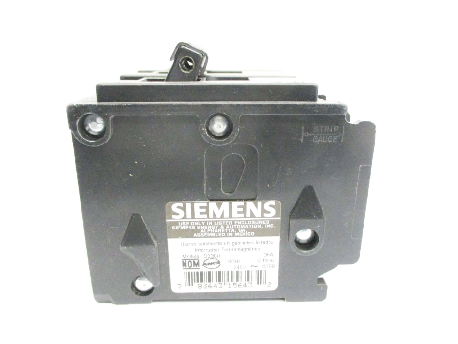 SIEMENS Q330H 30A 240VAC UNMP